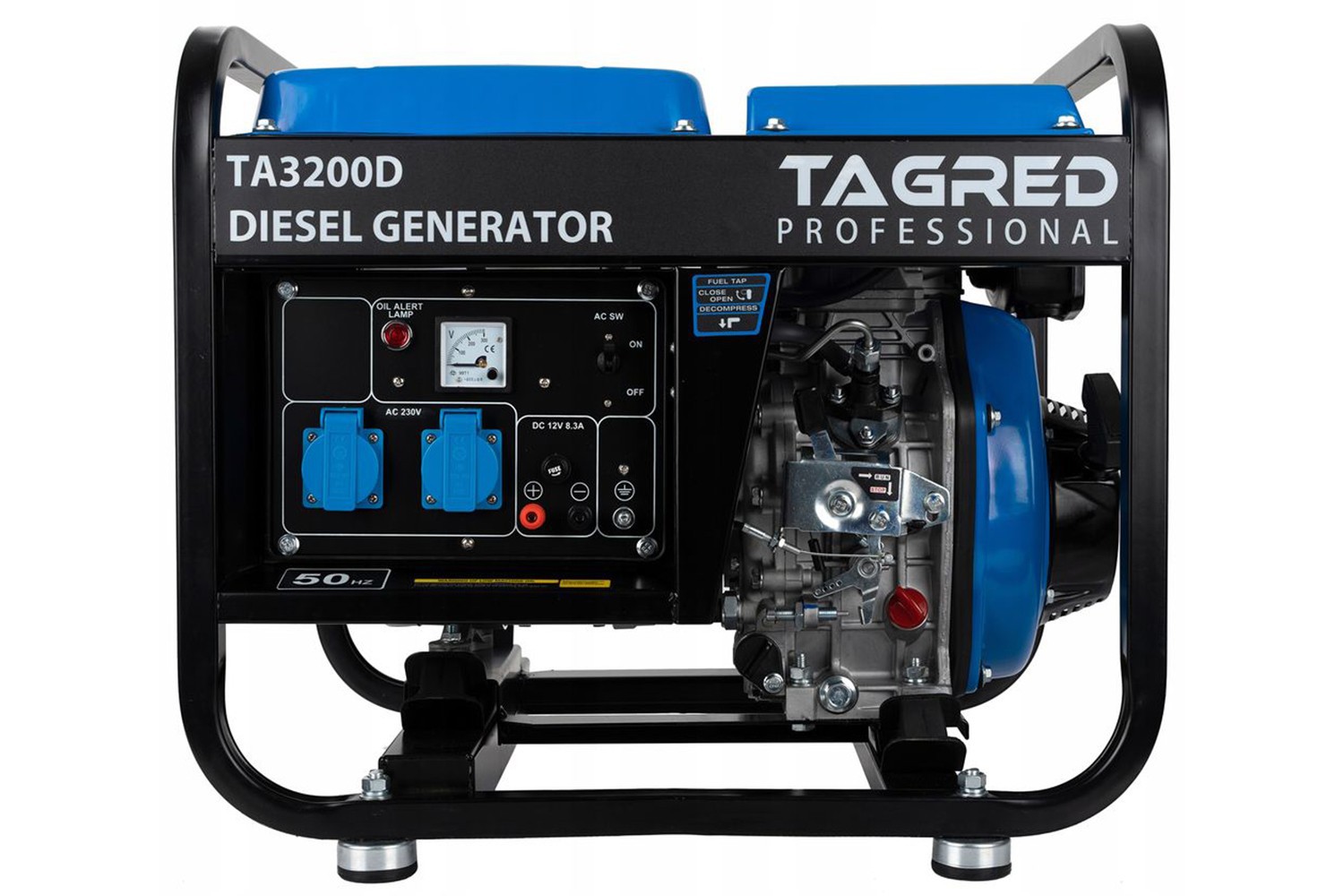 Генератор Дизельний Tagred Ta3200D 3.6/4Kva 2.9/3.2Kw Однофазний